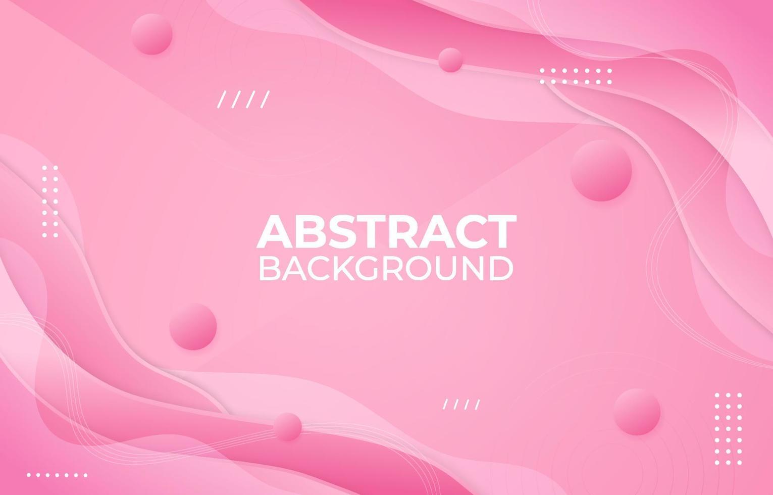 Fluid Pink Abstract Background vector