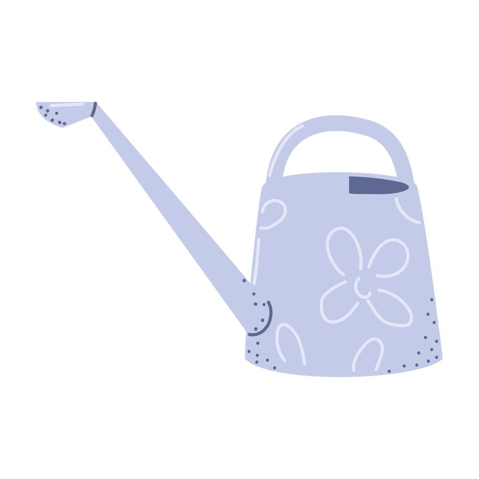 watering can gardening vector