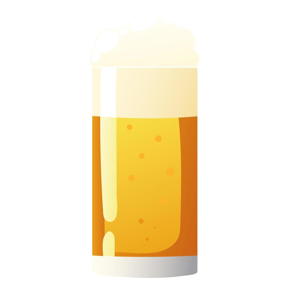 beer foam drink vector