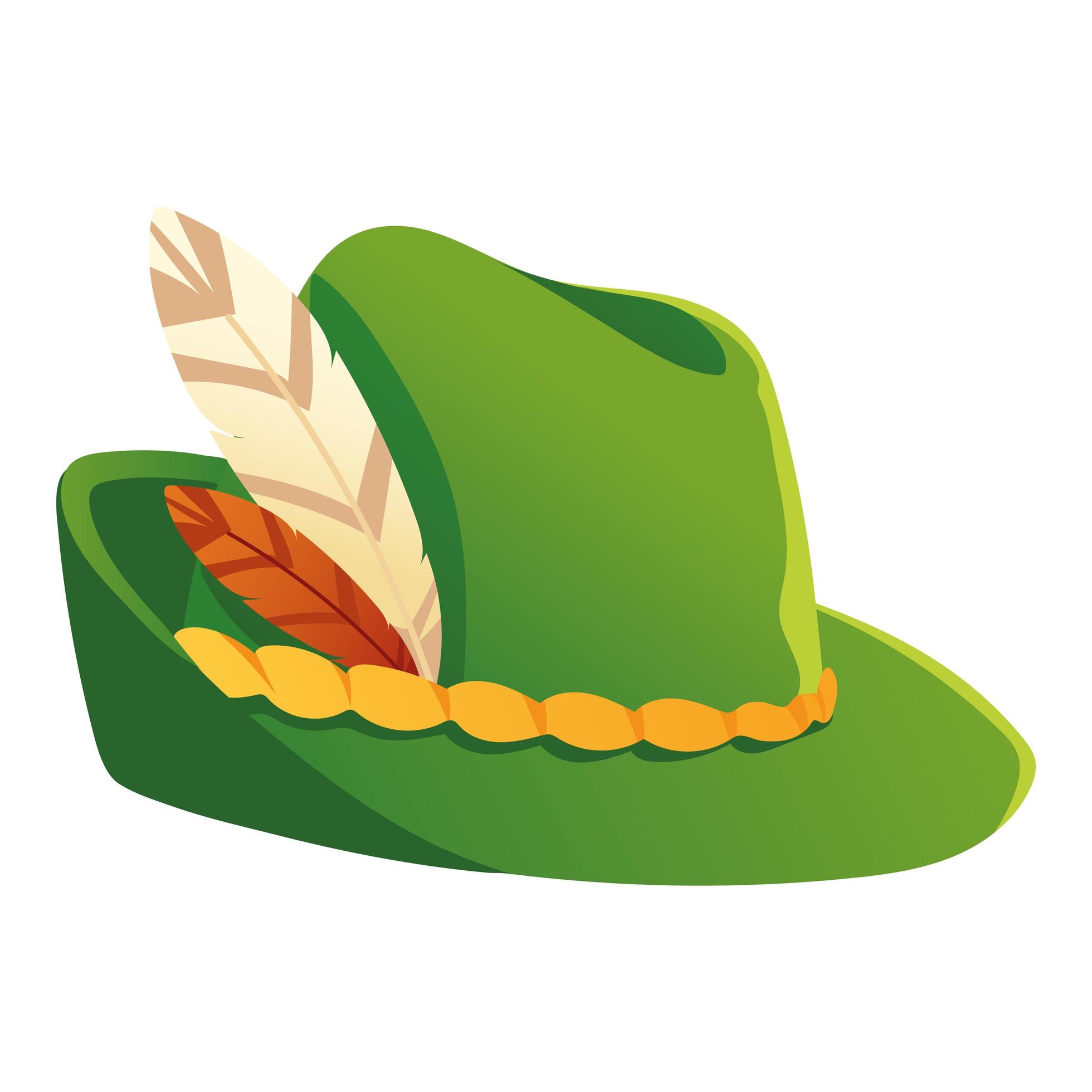 germany traditional hat 4097712 Vector Art at Vecteezy