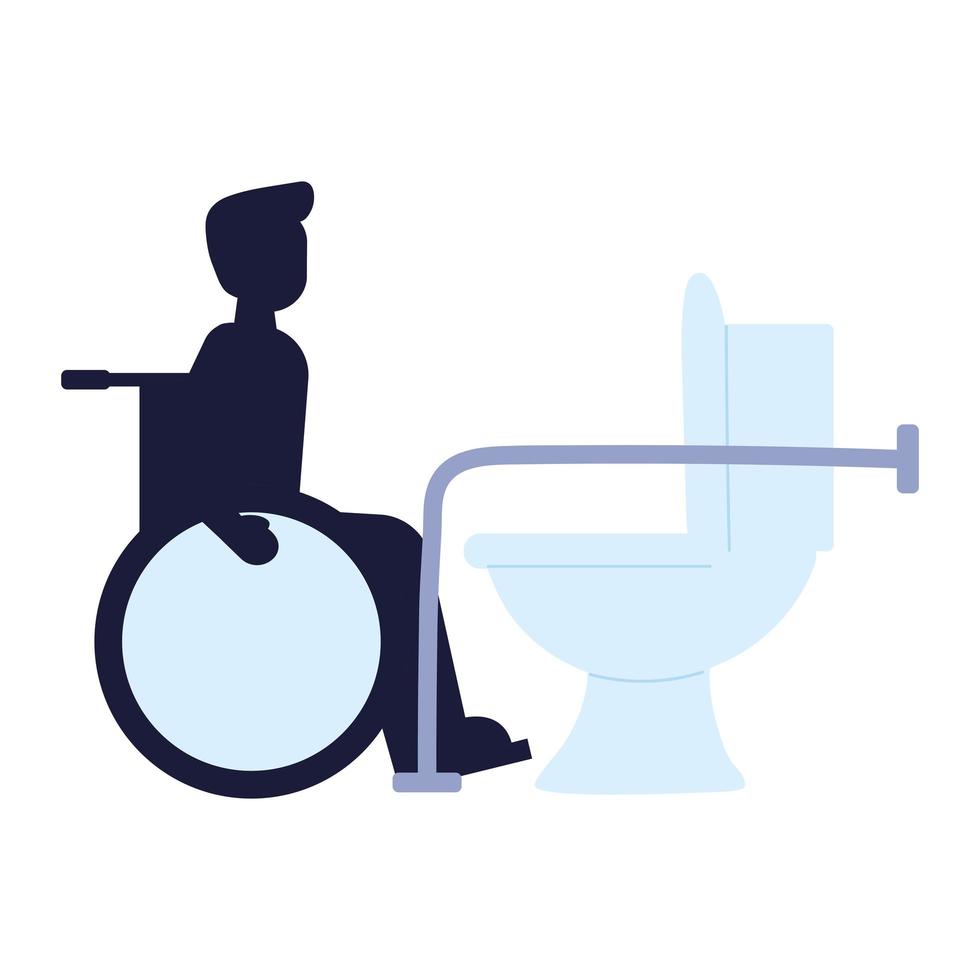 disabled restroom image vector