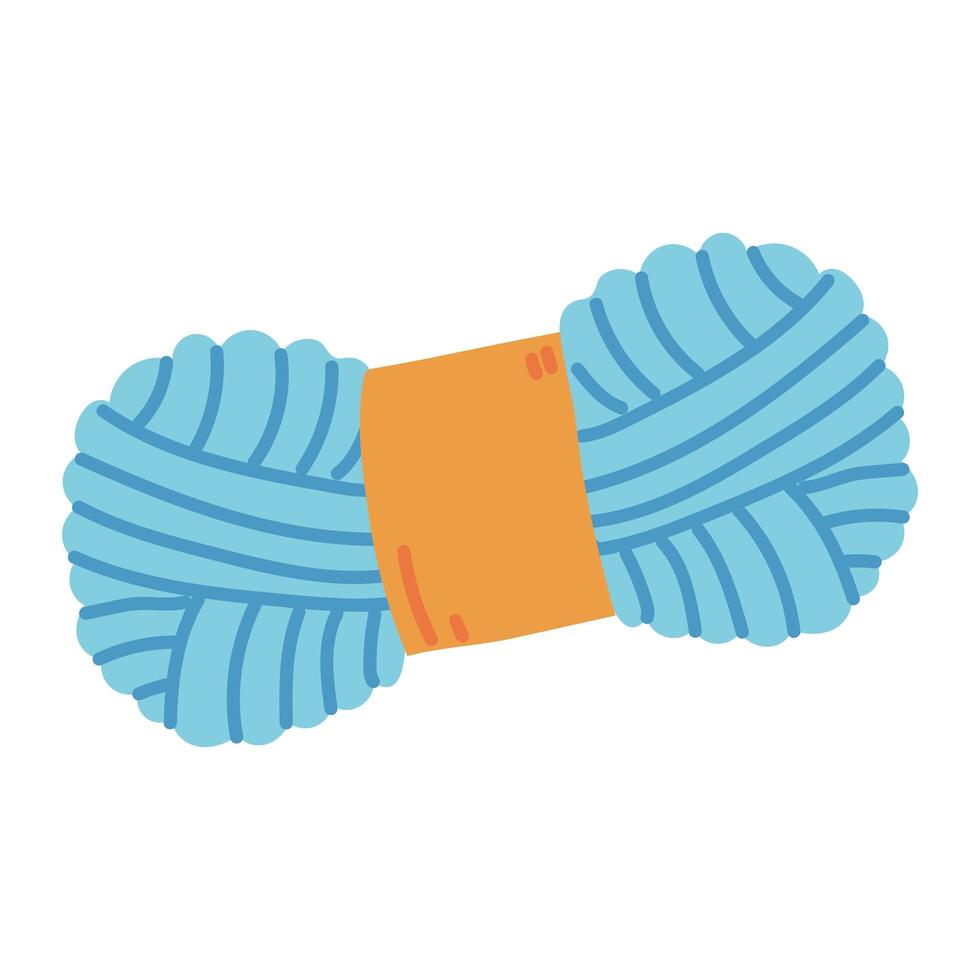 roll wool knit vector