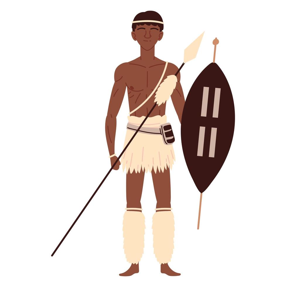 tribales aborígenes africanos vector