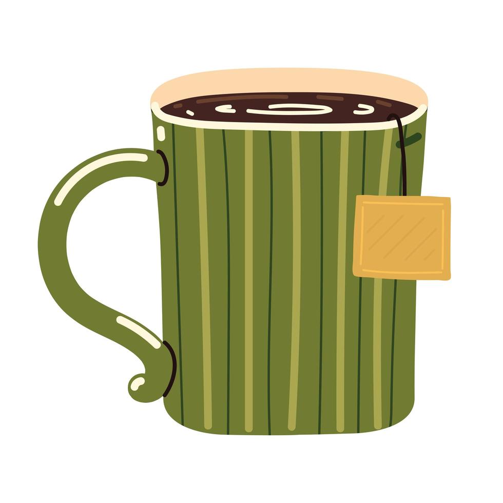 tea cup fresh vector