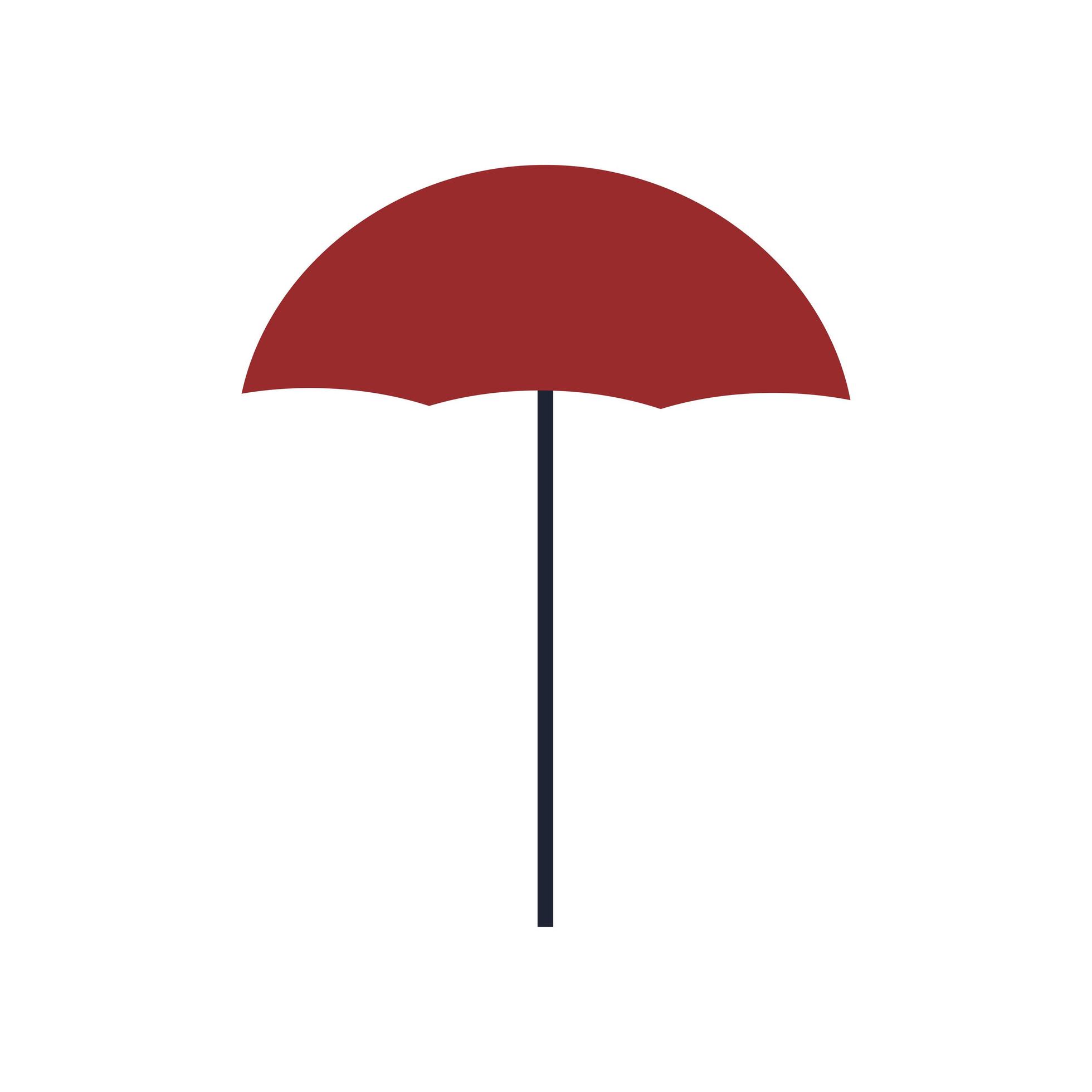 red umbrella isolated vector design 4099546 Vector Art at Vecteezy
