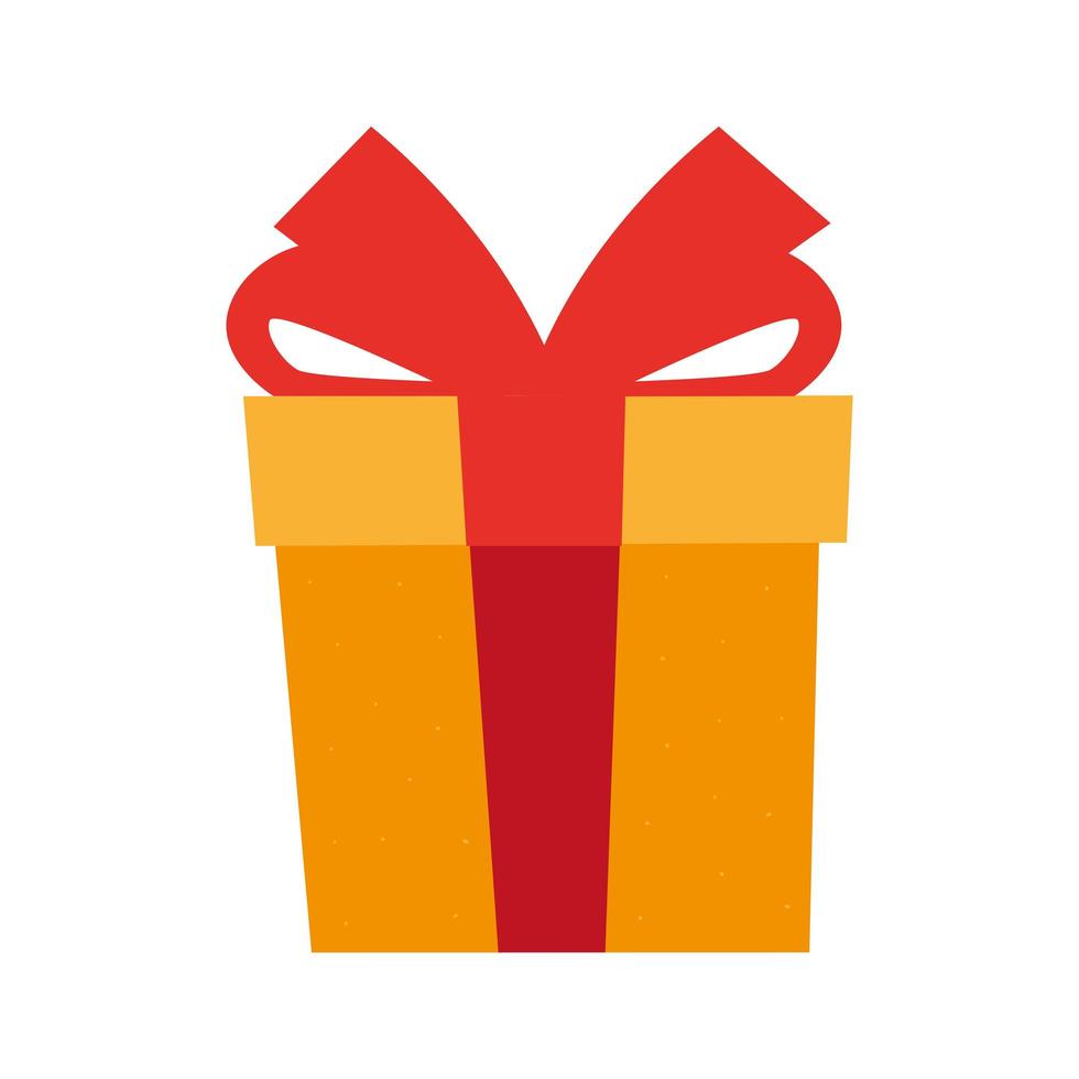 Caja de regalo sorpresa icono diseño aislado vector