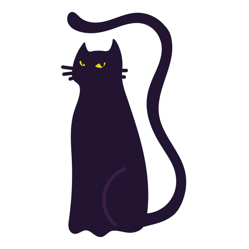 black cat feline 4100127 Vector Art at Vecteezy