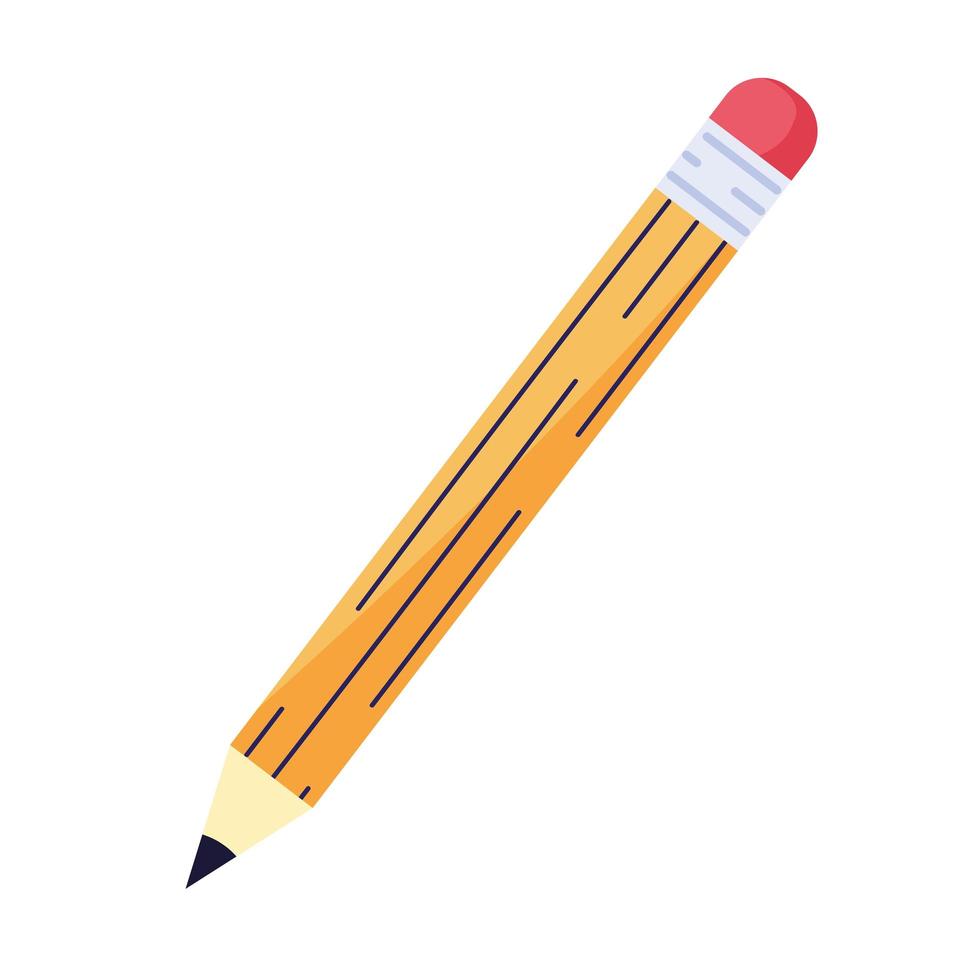 wooden pencil supply vector