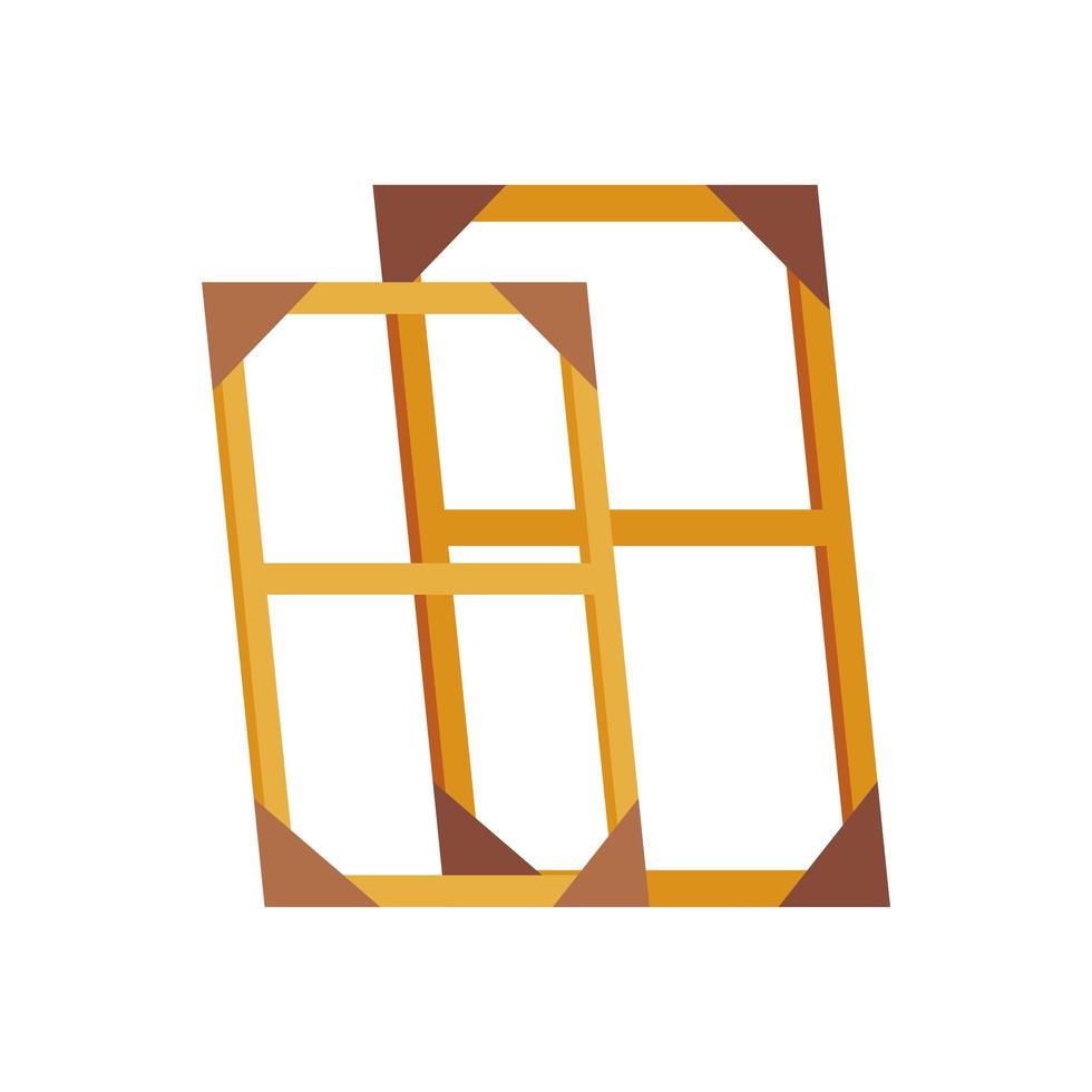 paint class art wood frames equipment design vector
