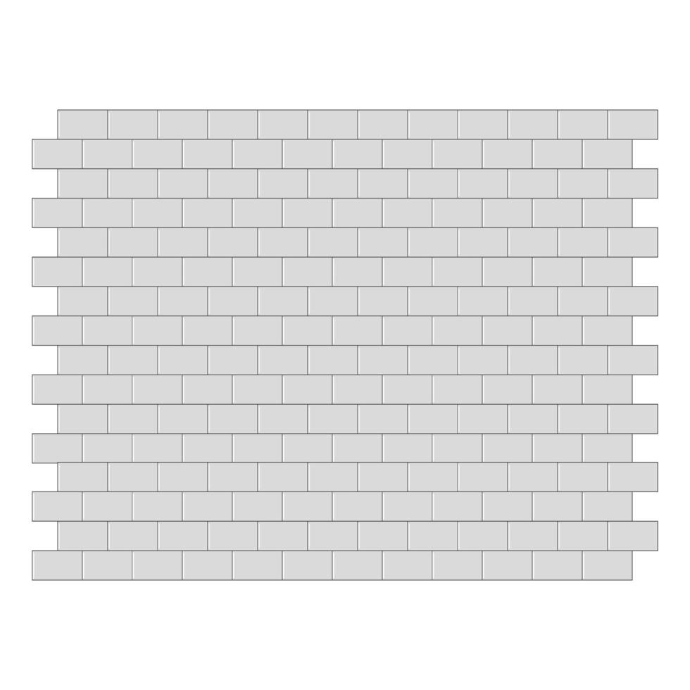 brick wall flat icon vector