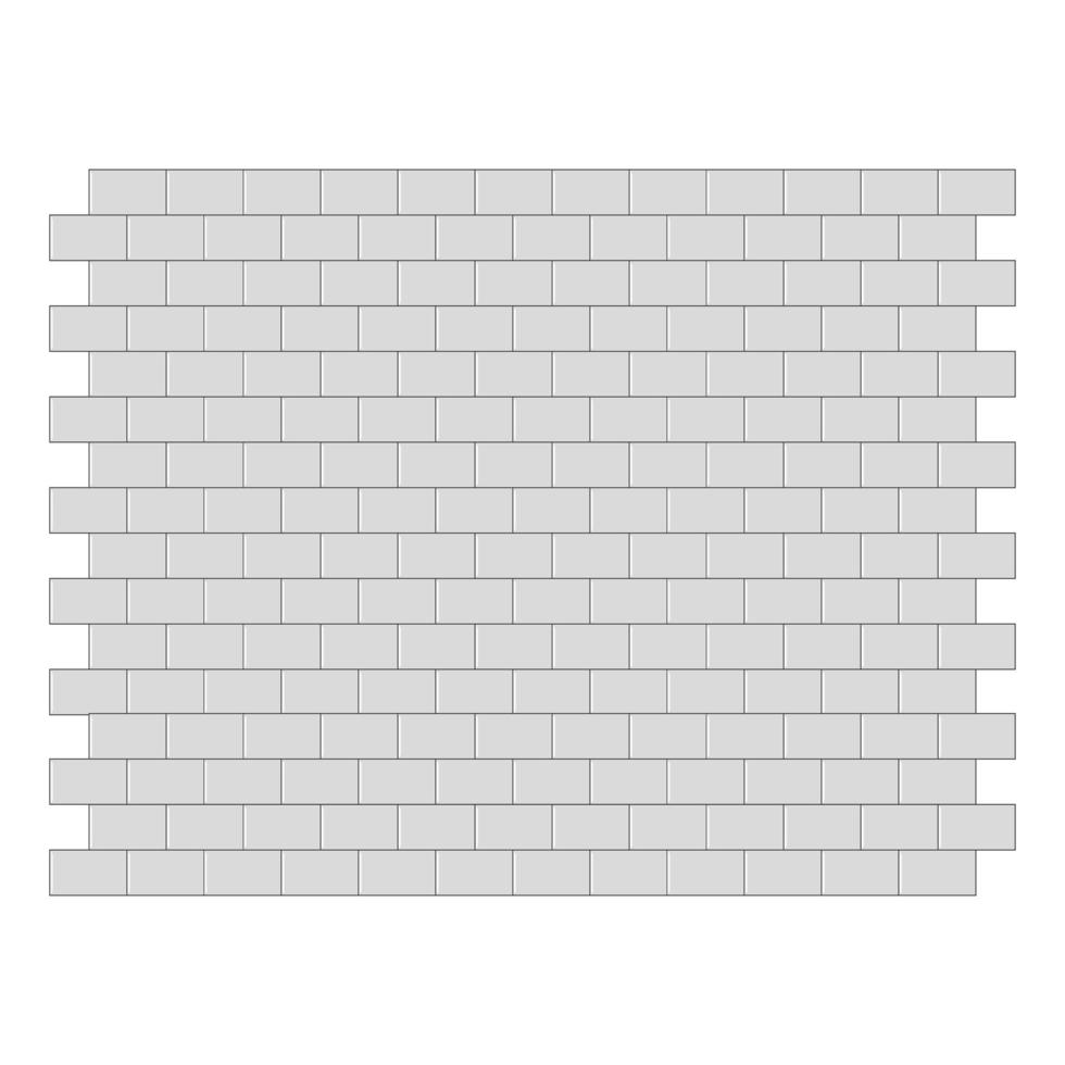 brick wall flat icon vector