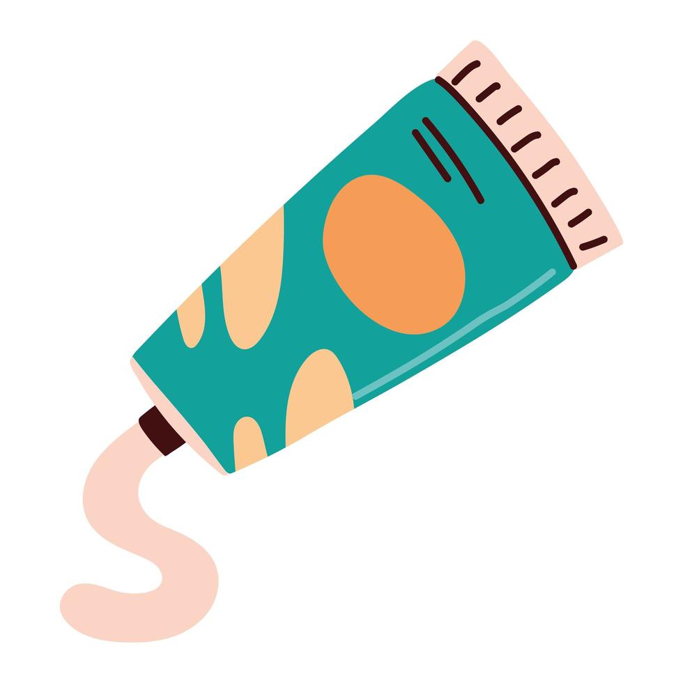cosmetic tube of foundation vector