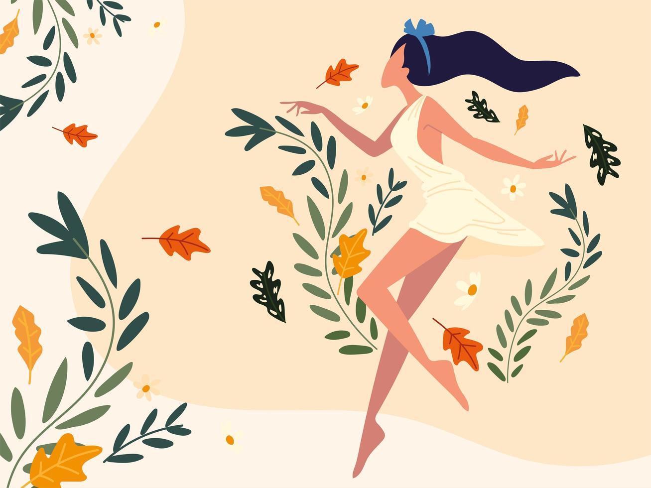 woman good health vector