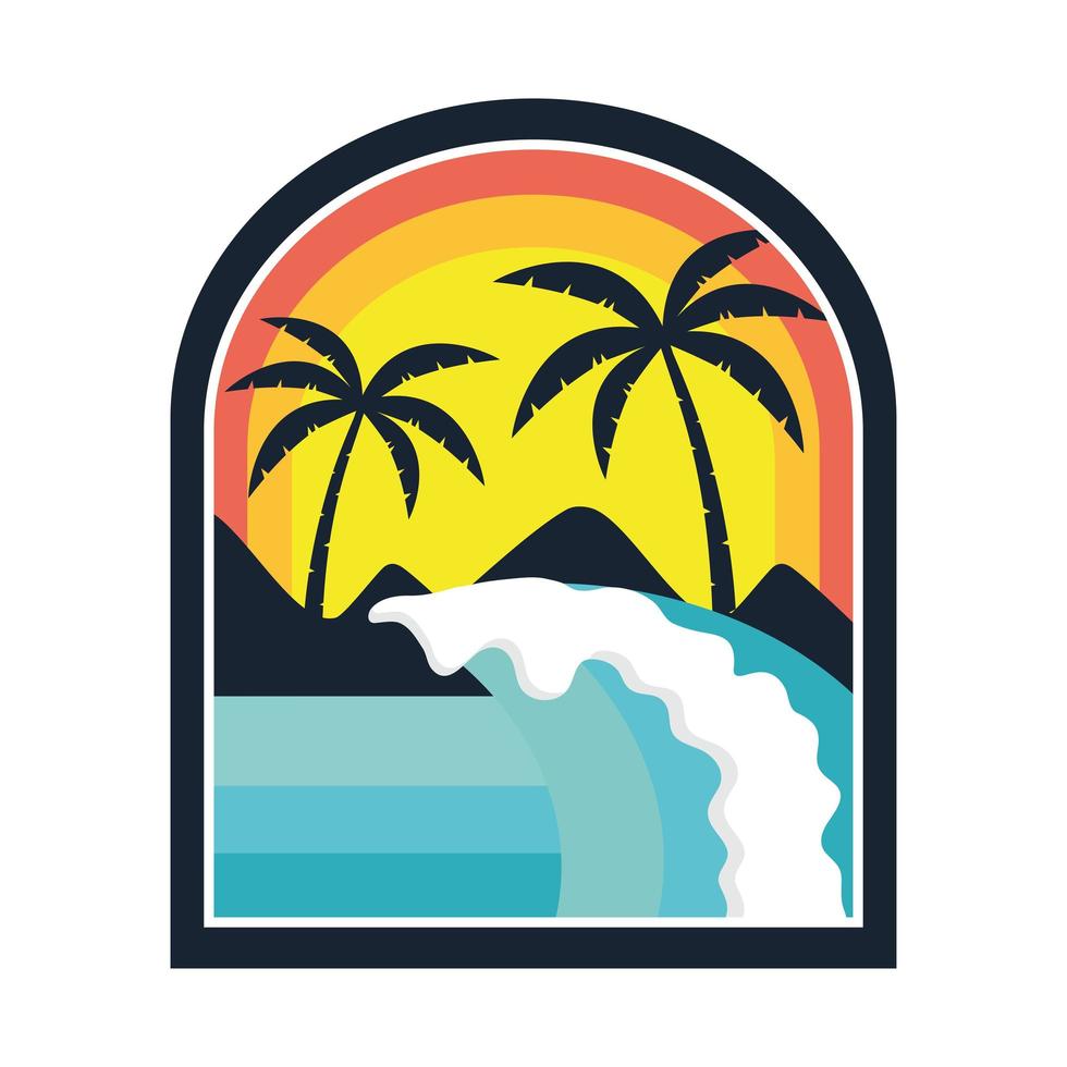 surf patch with wave vector