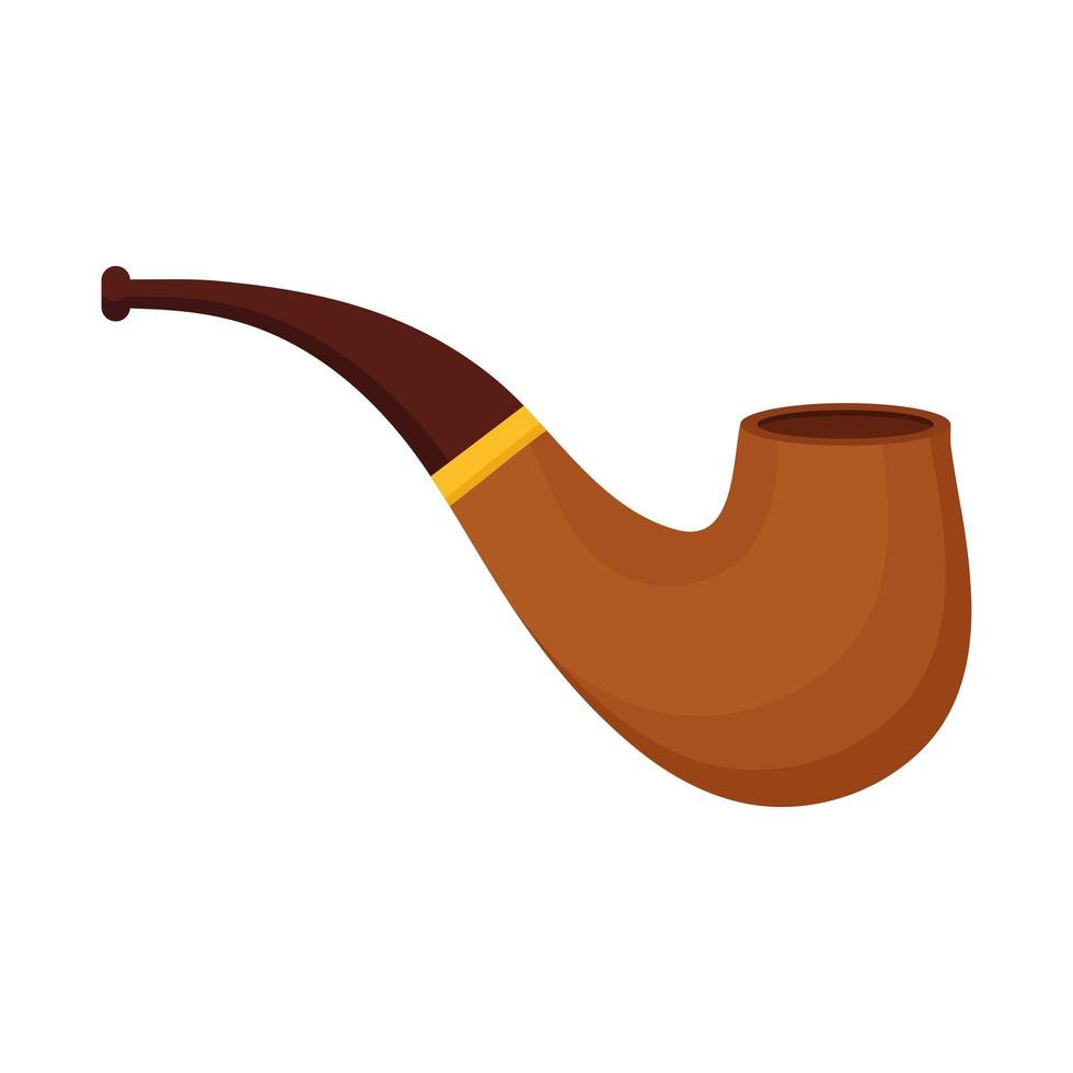 classic tobacco pipe vector