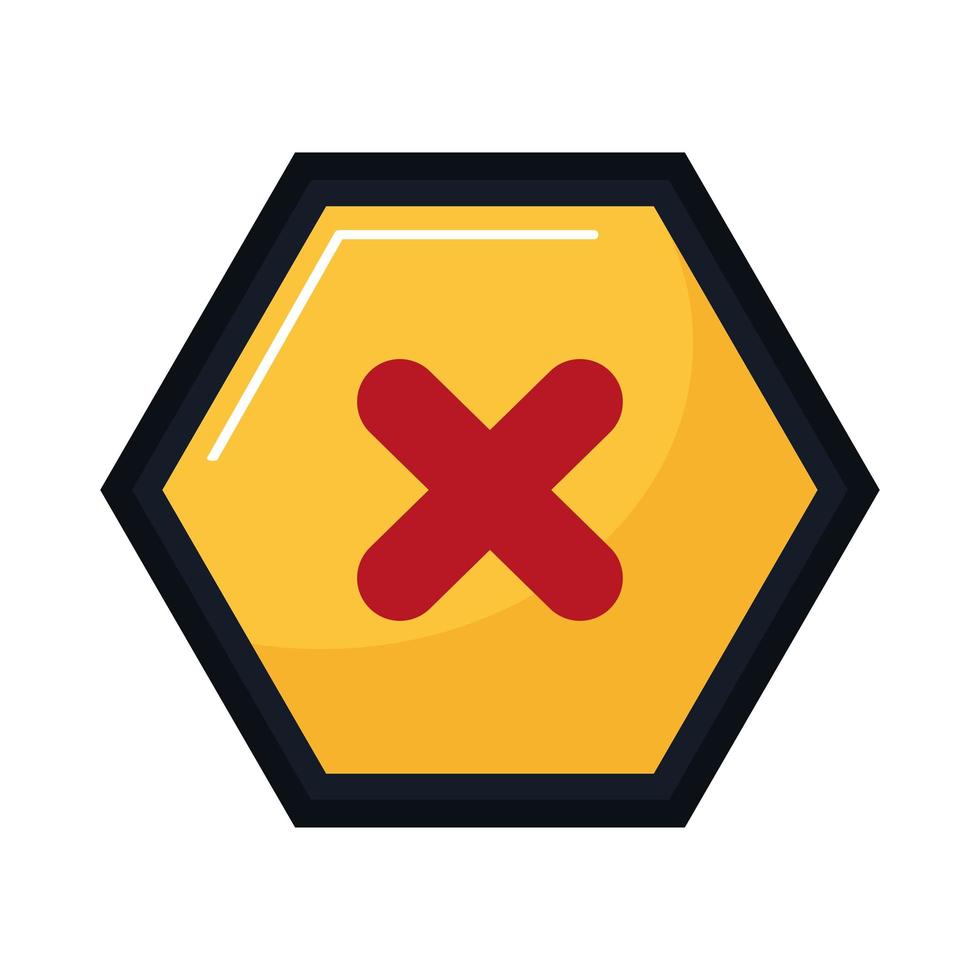 traffic signal caution vector