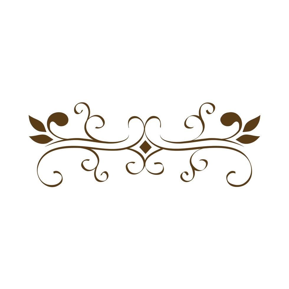 decorative divider victorian vector