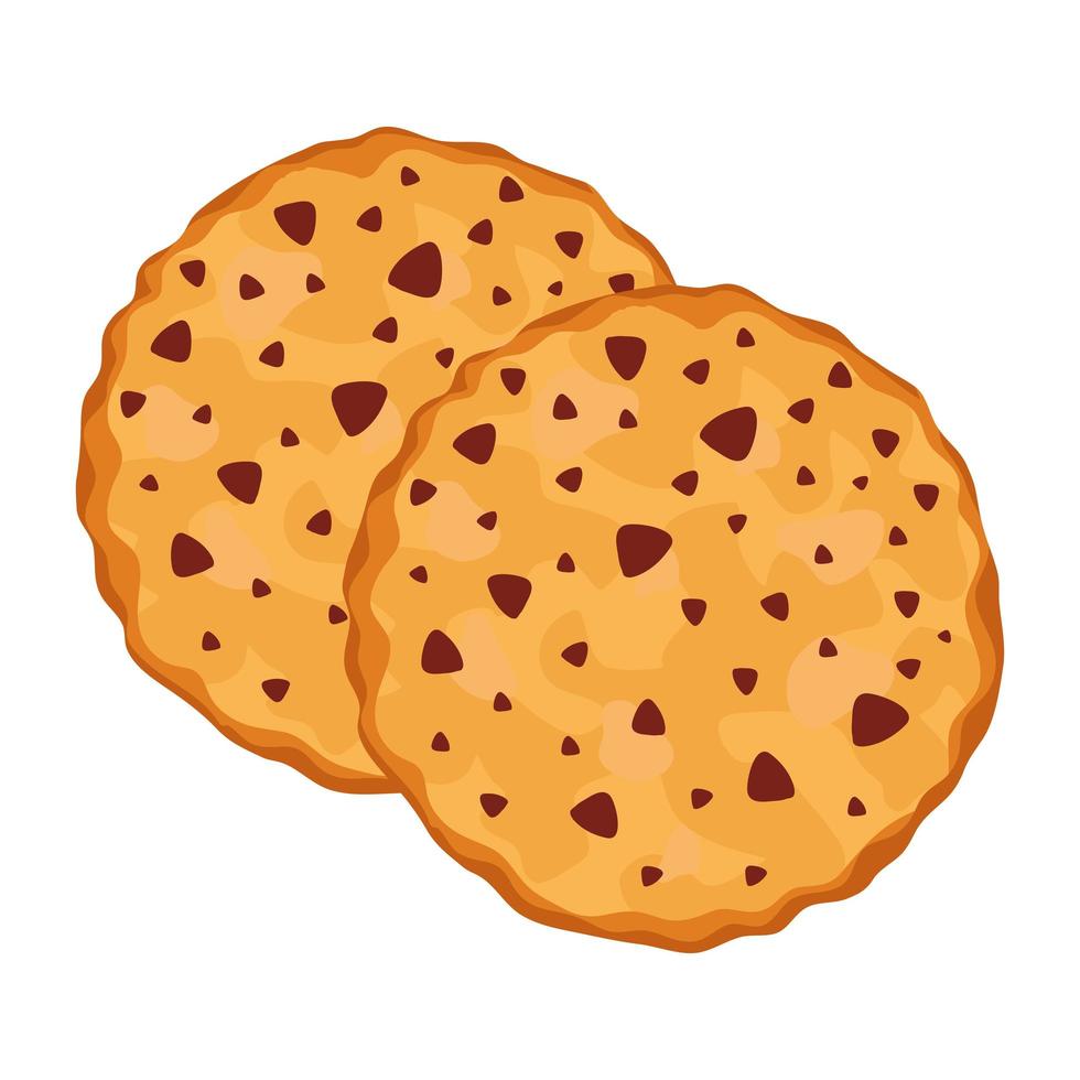 producto de pastelería galletas vector