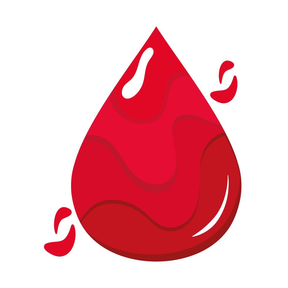 Donate Blood drop vector