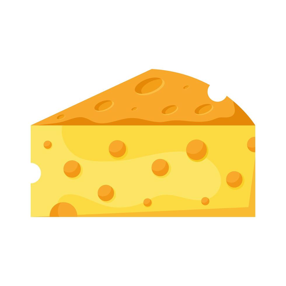 pedazo de queso vector