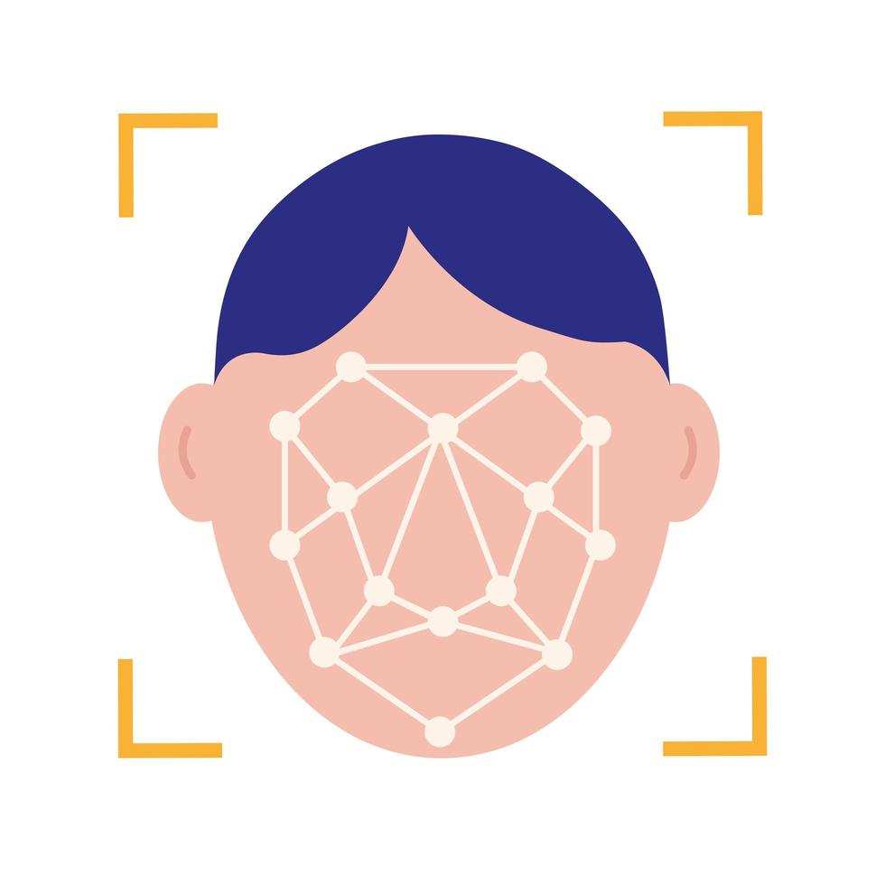 biometric facial verification vector