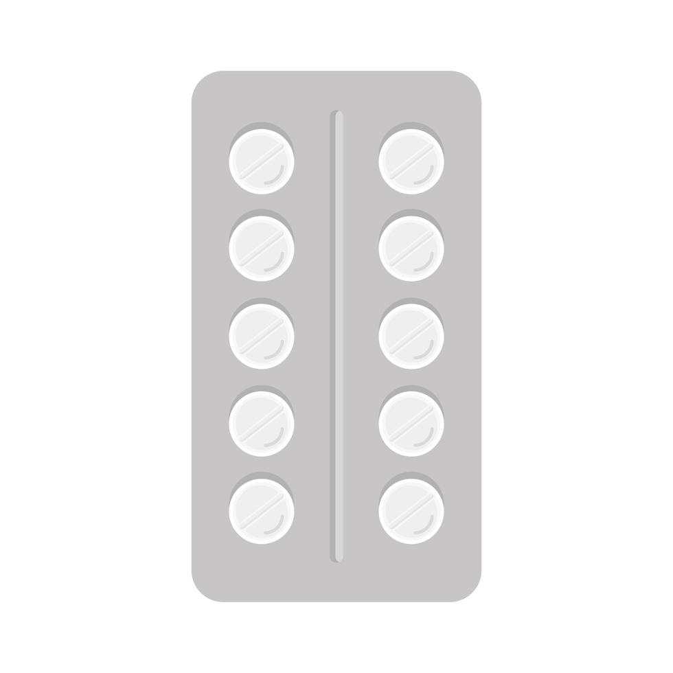 pills seal icon vector