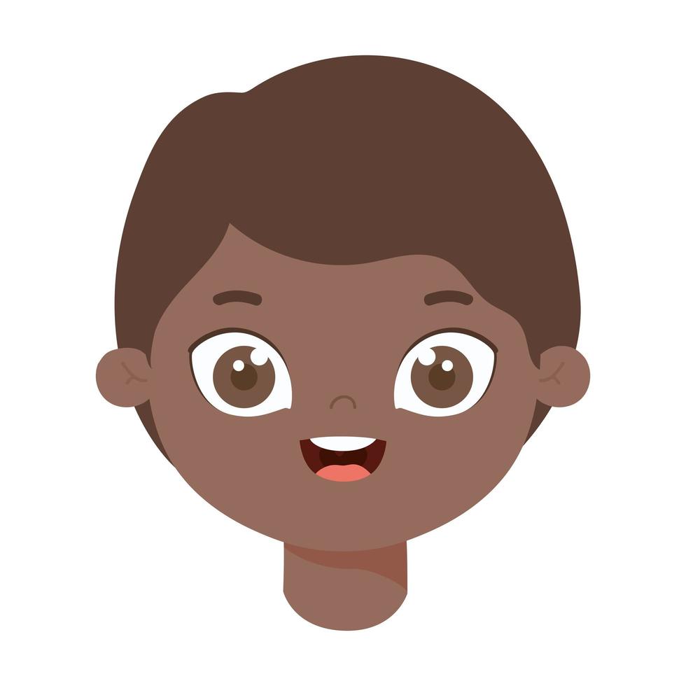 cheerful boy design vector