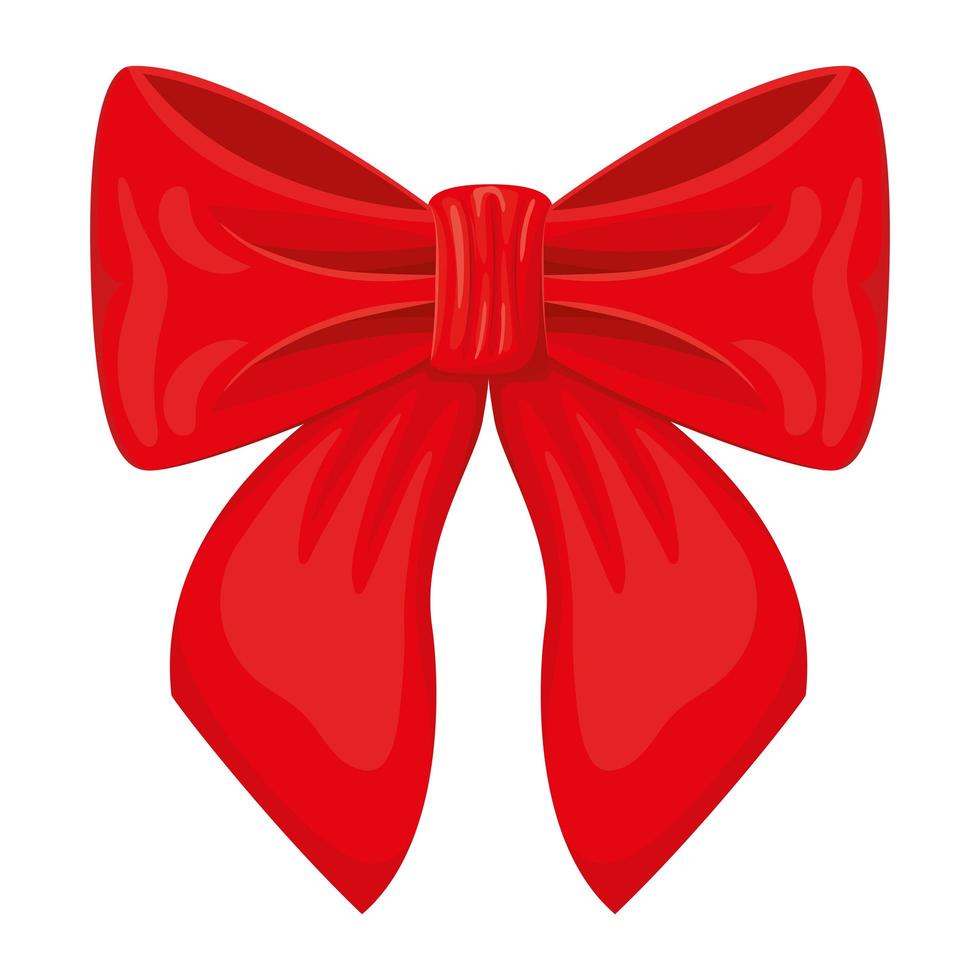 red bow illustration vector