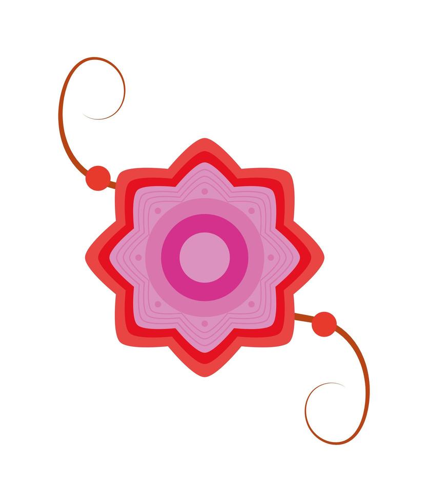 pulsera raksha bandhan vector