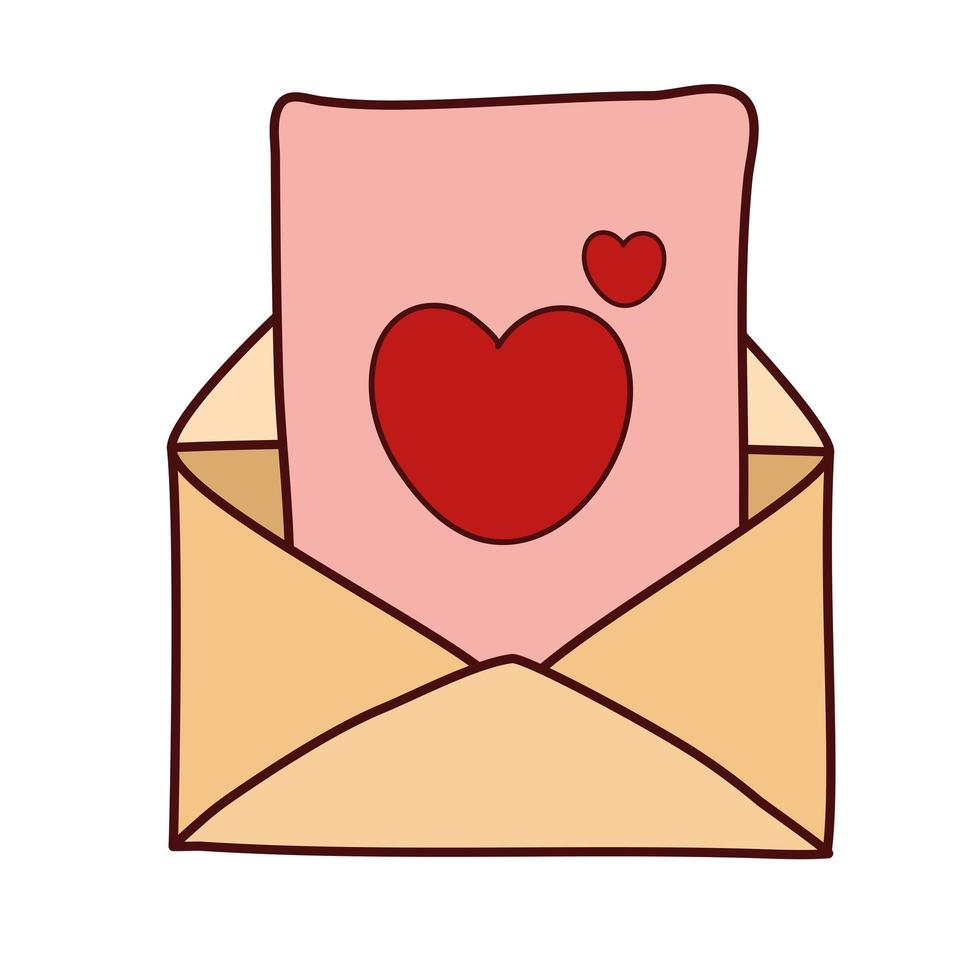 love letter design vector