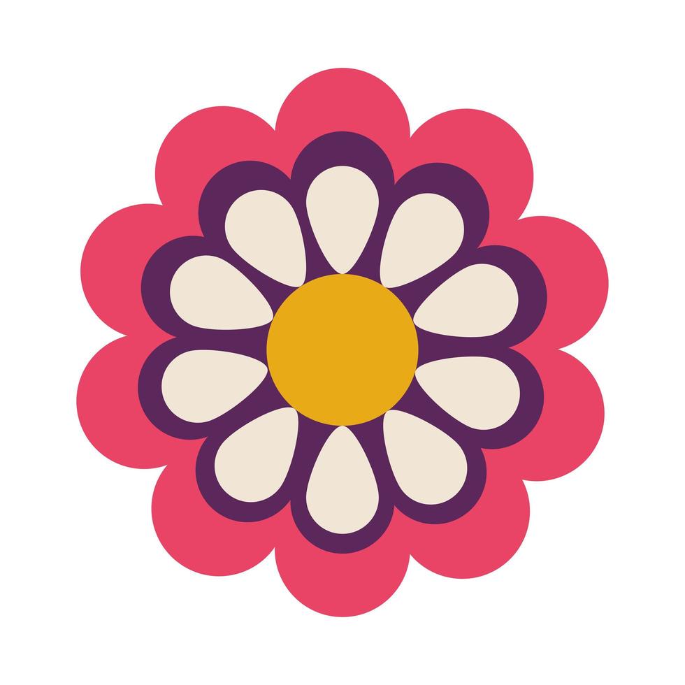 Isolated flower icon vector design