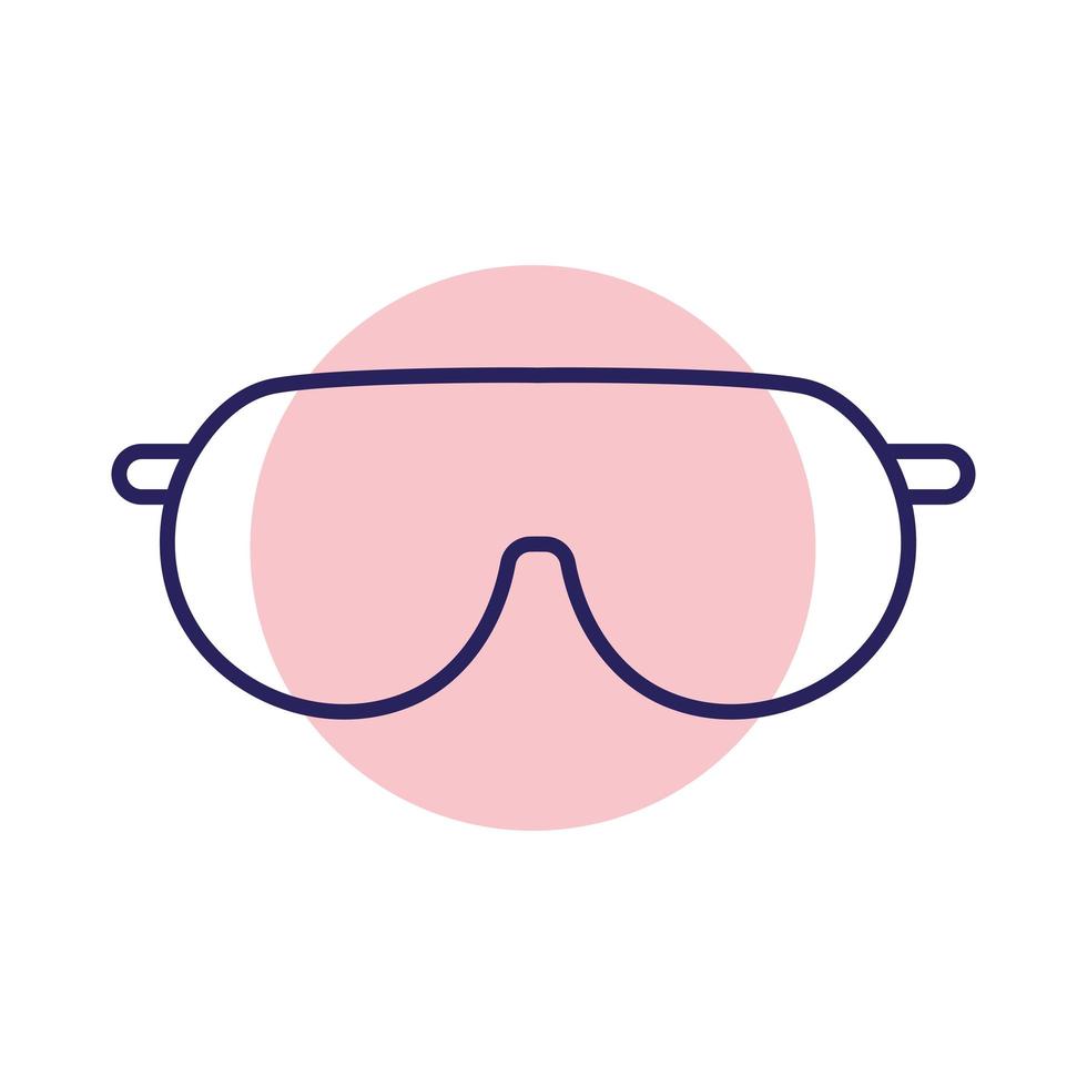 sleeping mask line style icon vector design
