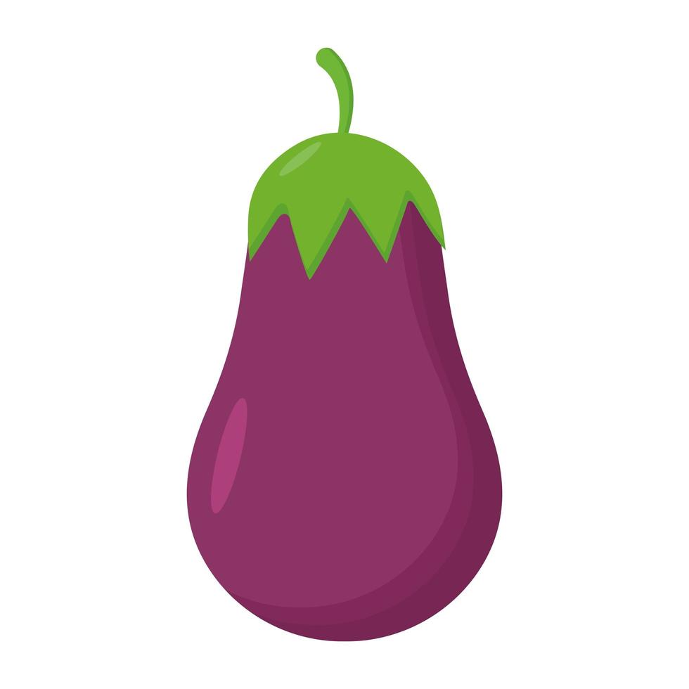 eggplant fruit icon vector design