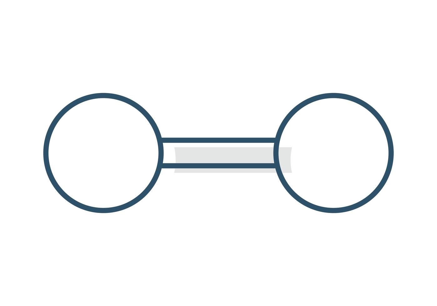 gray barbell design vector