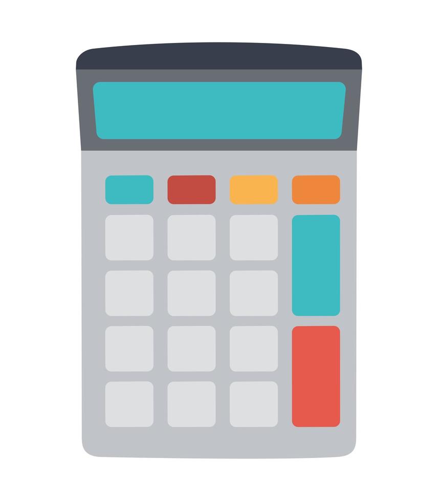 gray calculator illustration vector