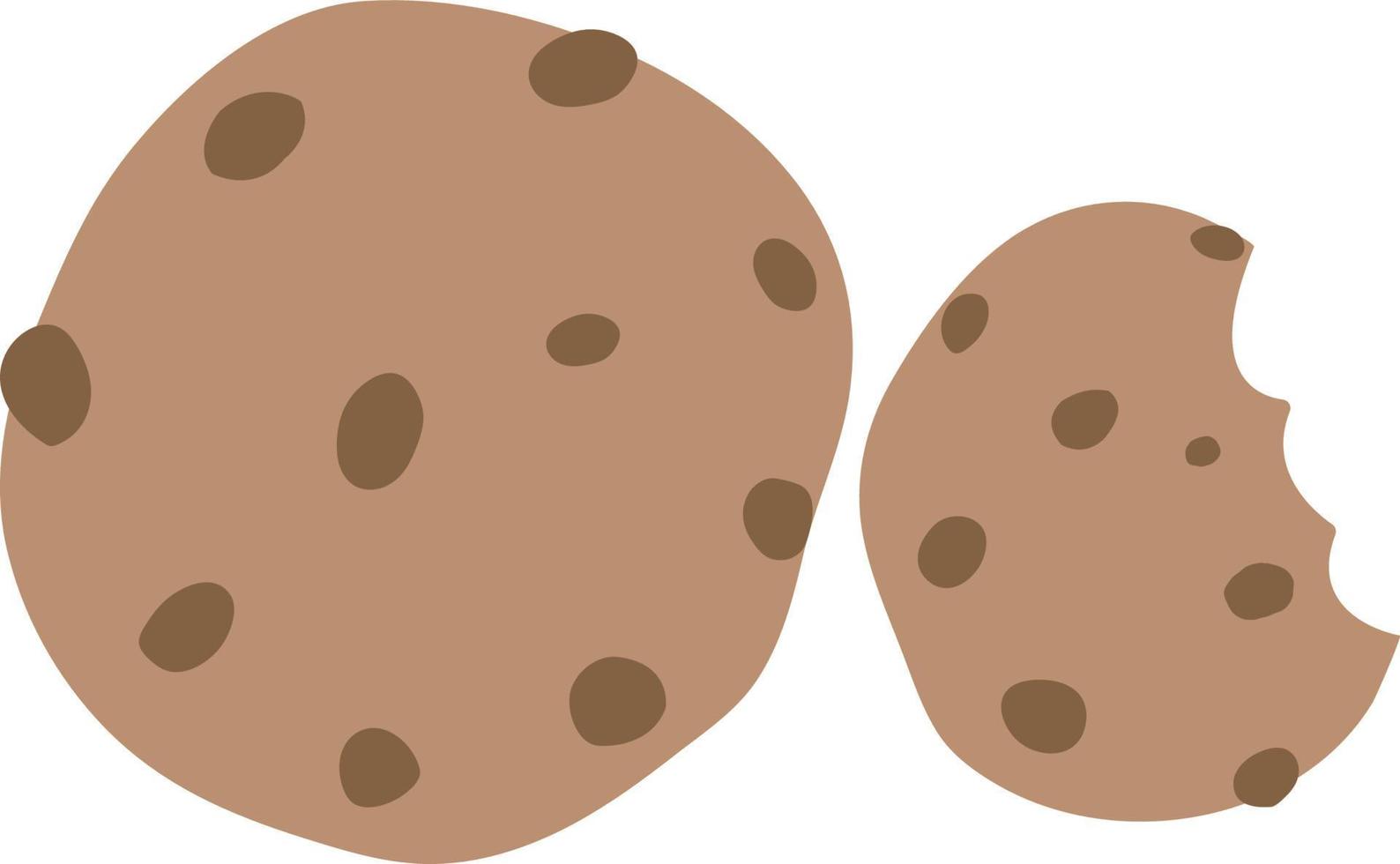 Imágenes Prediseñadas de galletas de chocolate, imágenes prediseñadas de galletas, ilustración vectorial libre vector