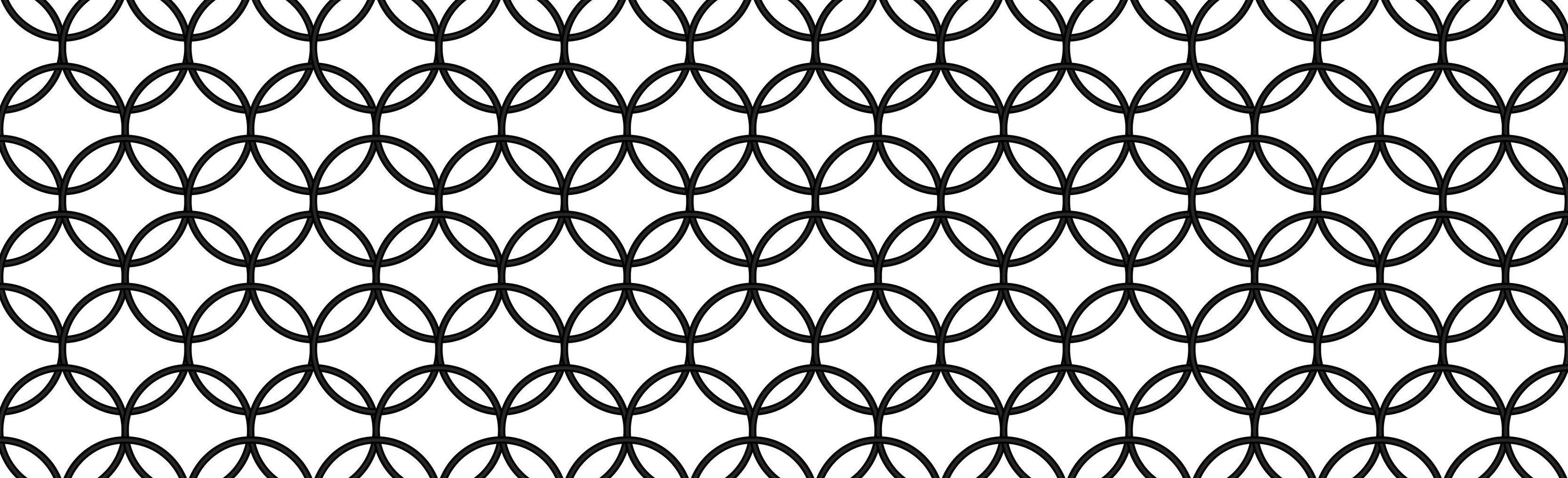 Light Abstract Background with Identical Circles - Vector