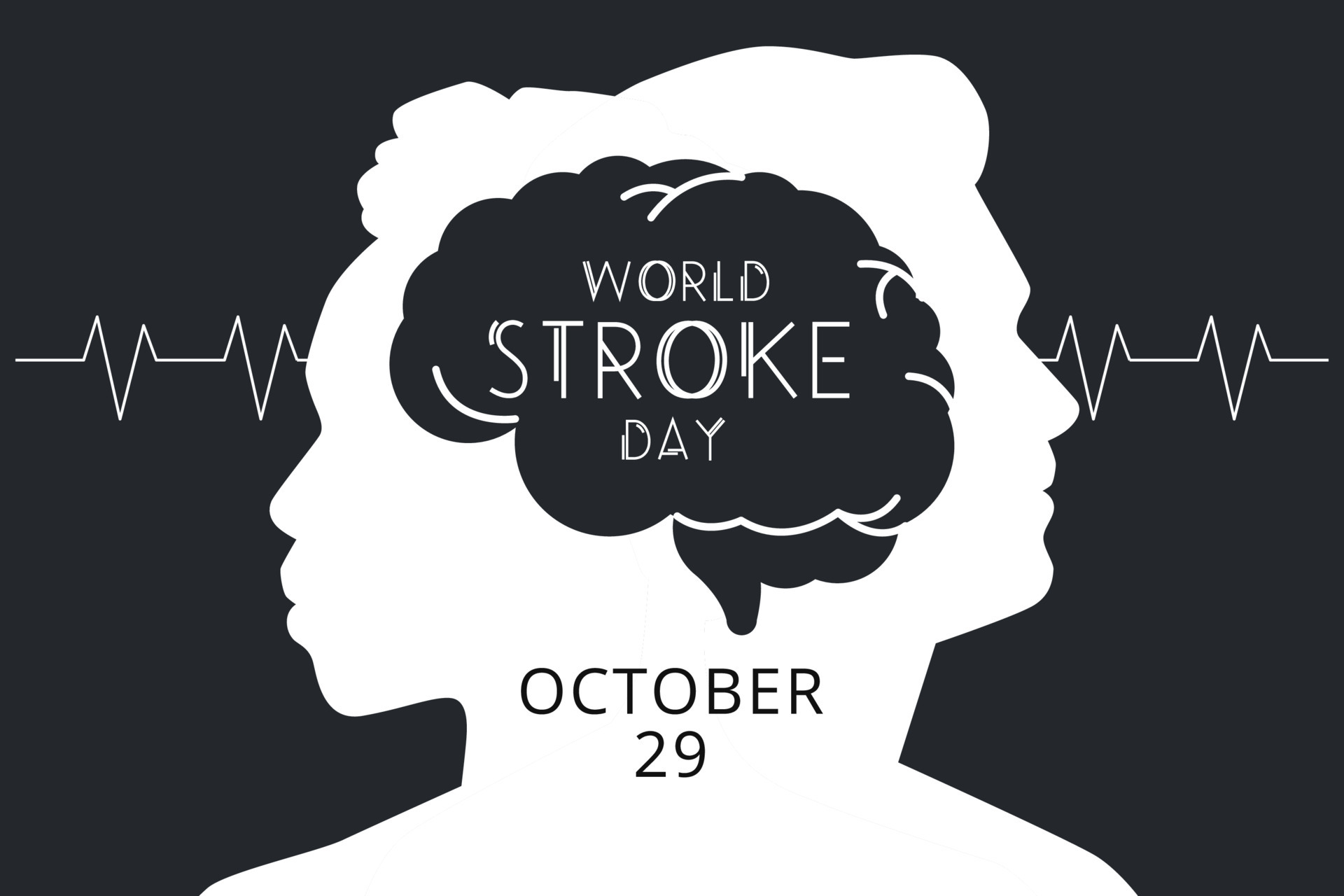 Vector Illustration on the theme World Stroke Day. 4105746 Vector Art