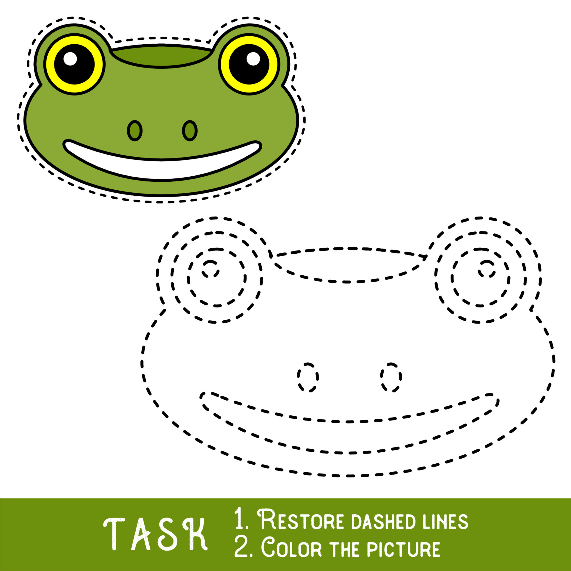 Frog Mask Template