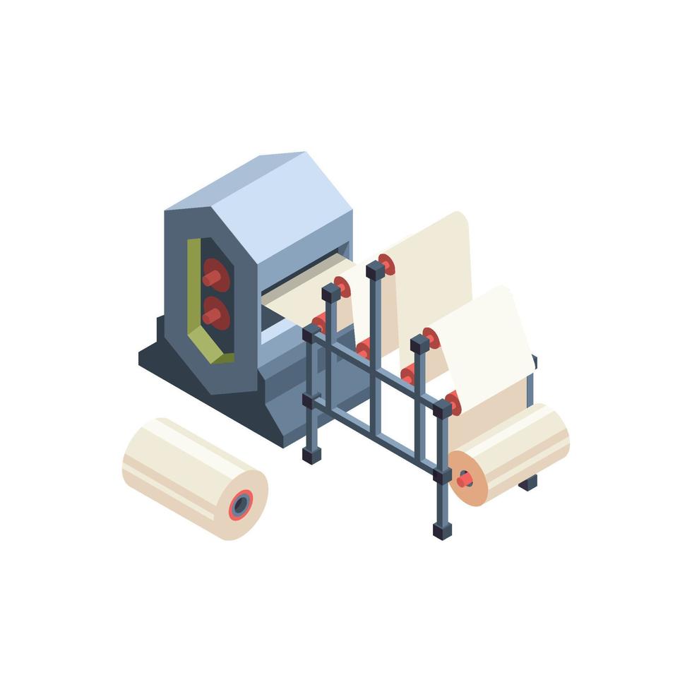 Paper production set industrial making paper from wood plants