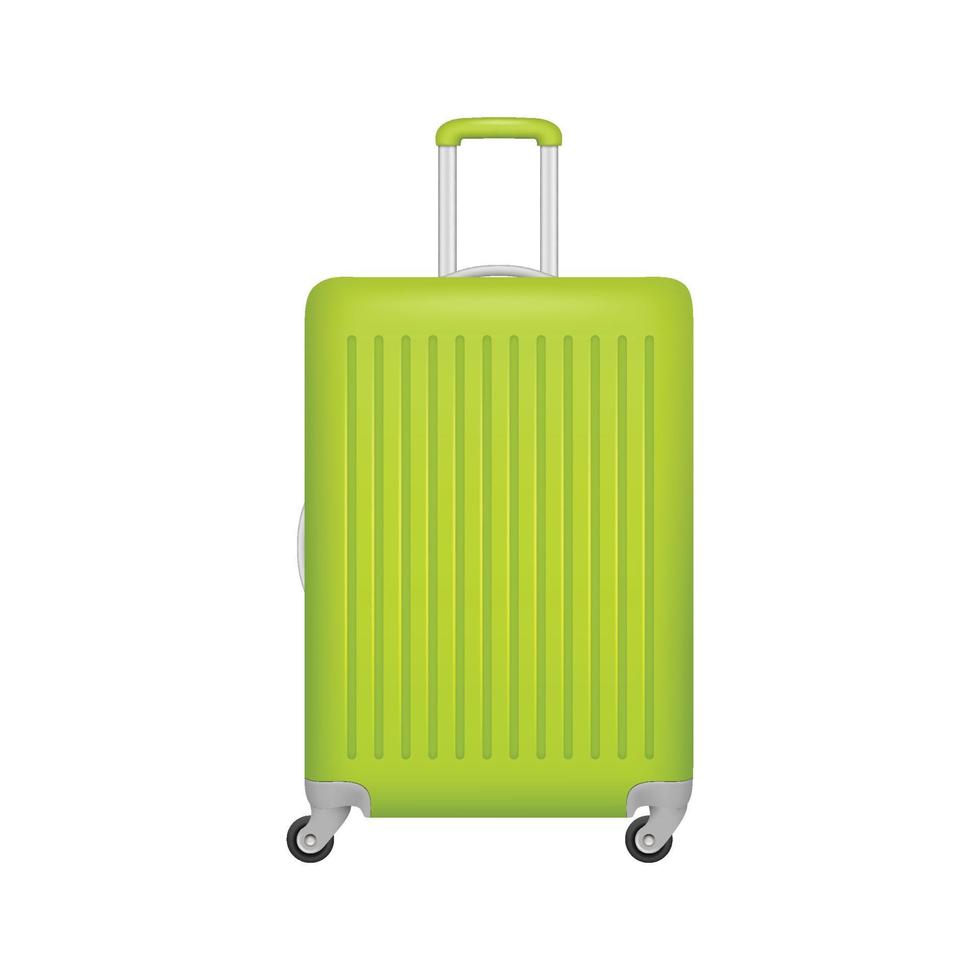 maleta equipaje realista turistas moda objetos de colores bolsas viajeros ilustracion equipaje equipaje vector