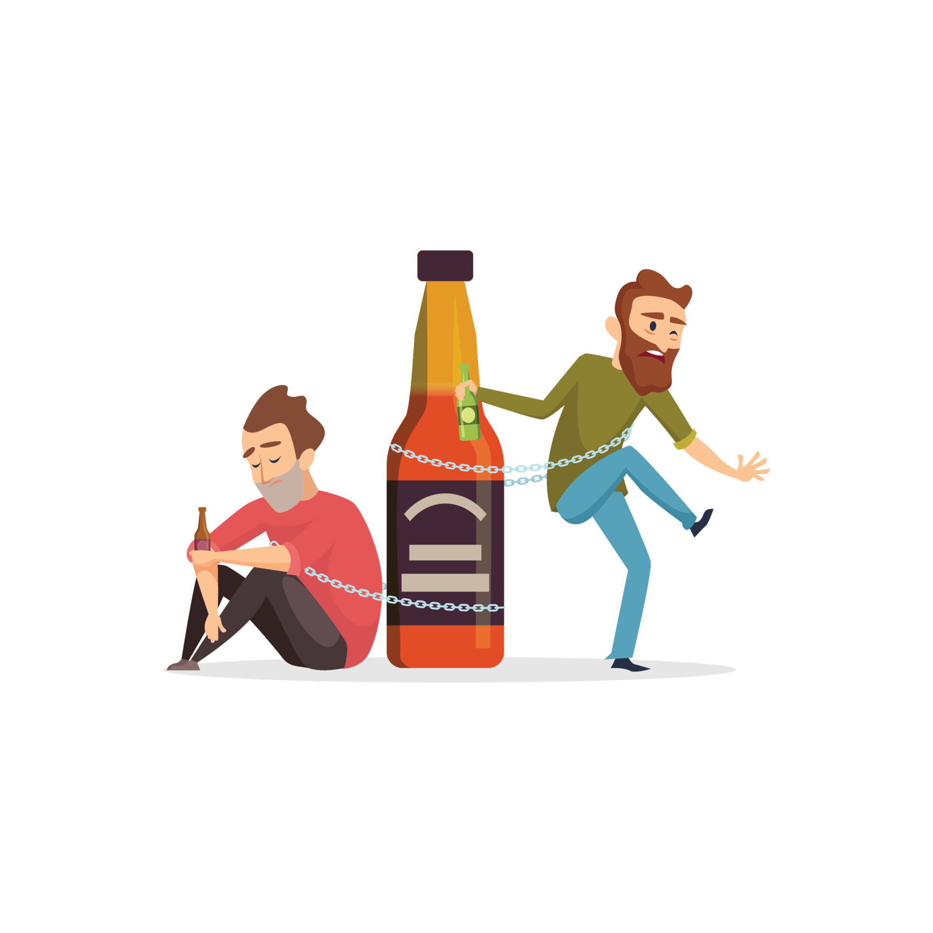 Alcohol Addiction Vector Art, Icons, and Graphics for Free Download