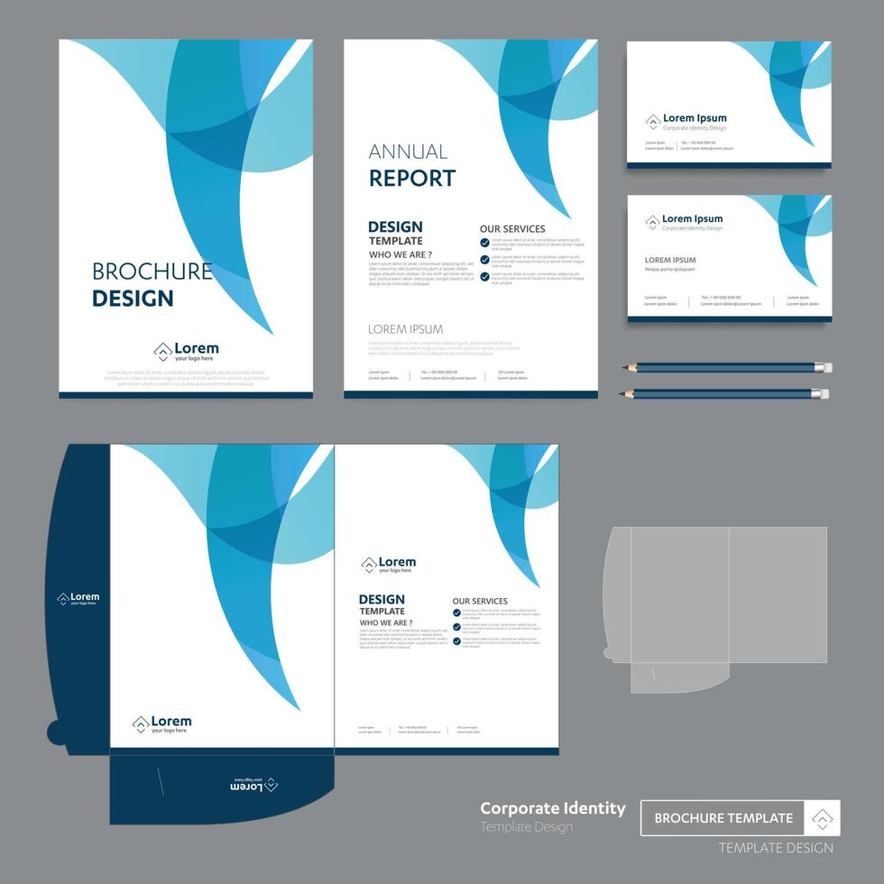 Plantilla de carpeta de diseño de negocios corporativos para empresa de tecnología digital. elemento de papelería, gente de la comunidad amigos presentación de negocios, promoción de trabajo, azul, rojo, vector