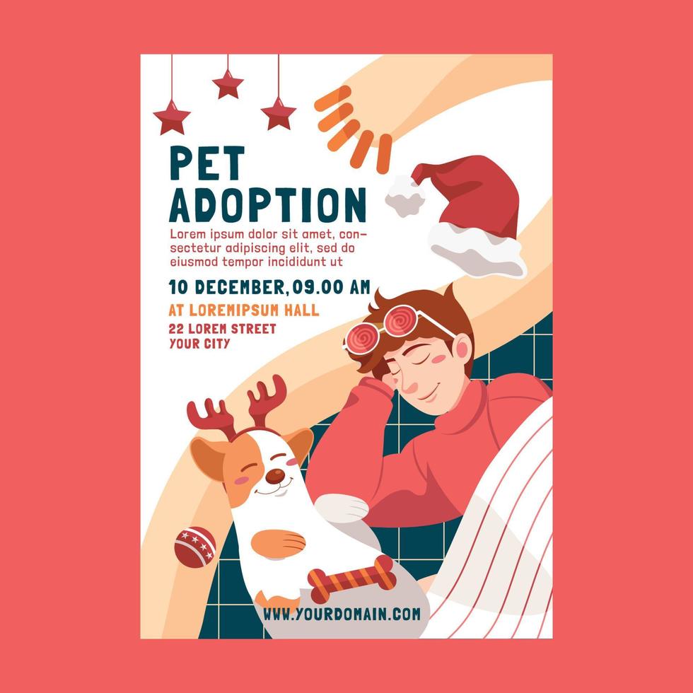 Santa Paws Poster vector