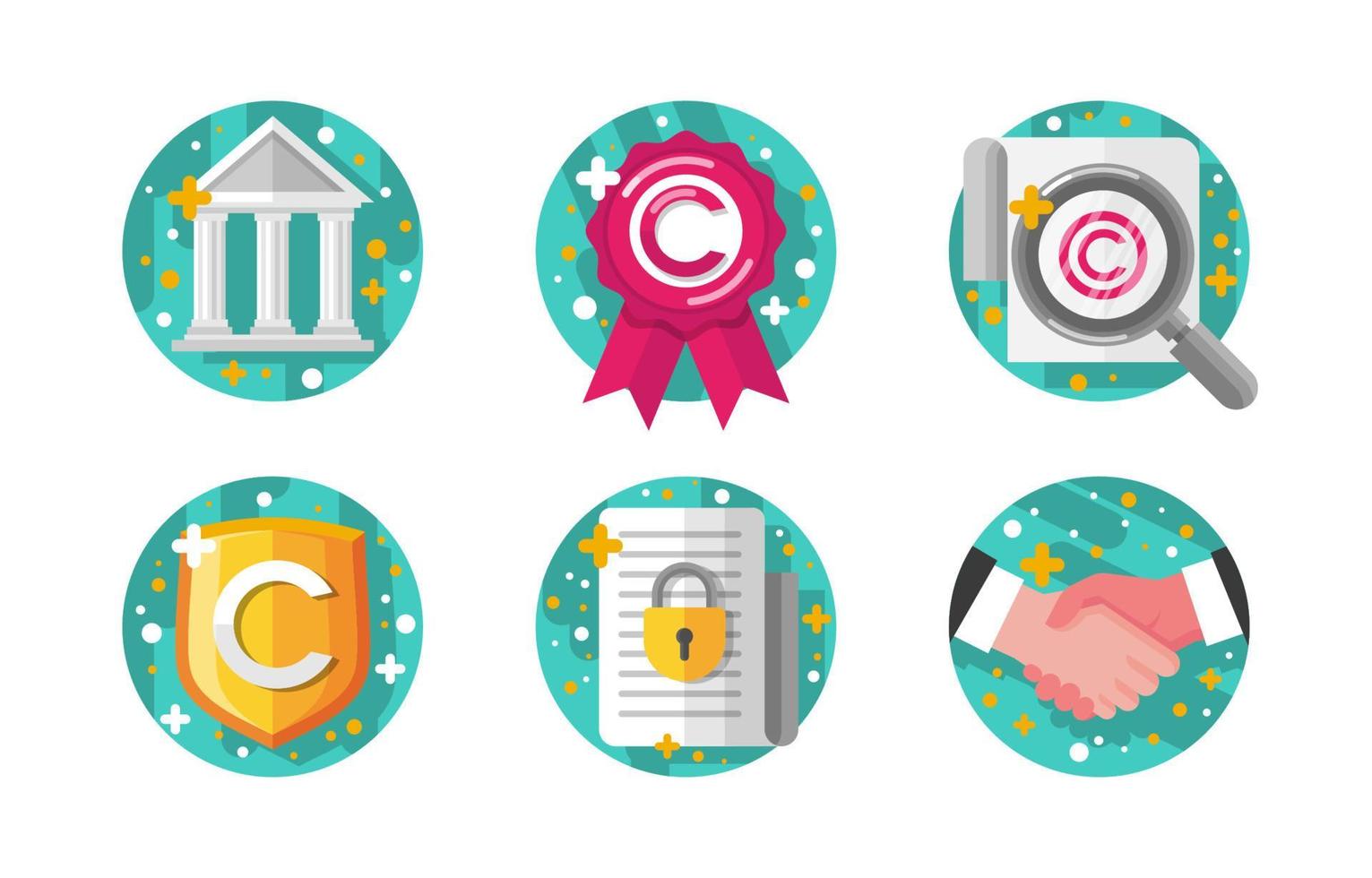 Copyright Icon Concept vector