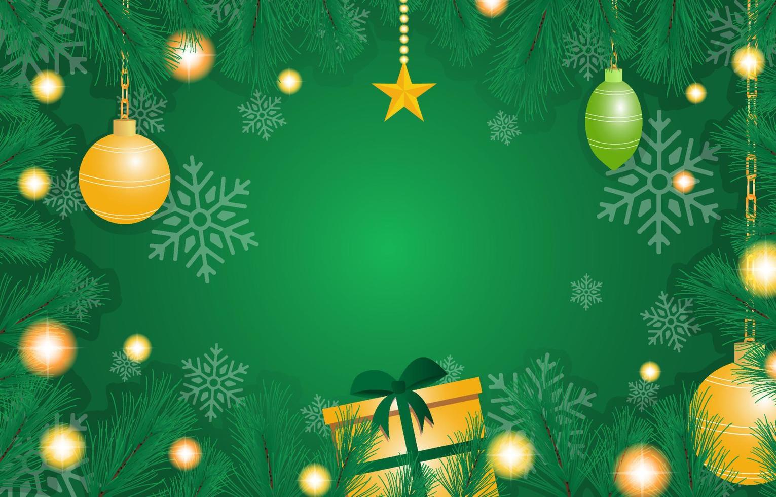 Christmas Ornament Background vector