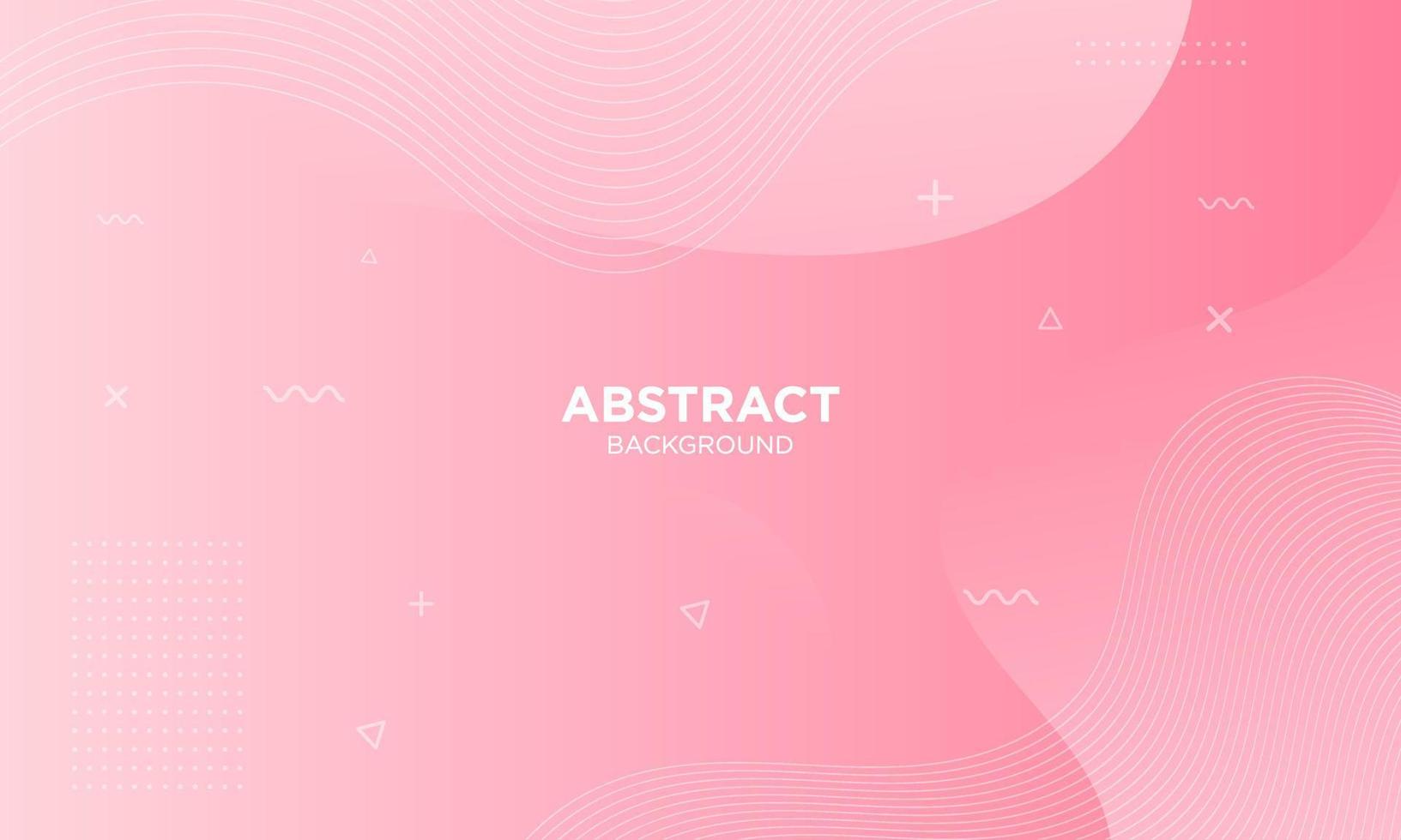 Abstract Pink Fluid Wave Background vector