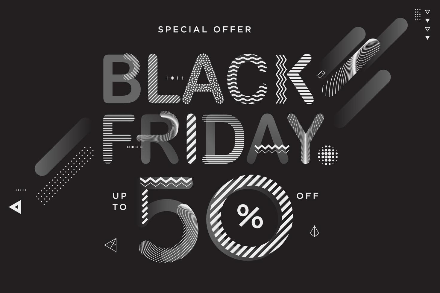 Black Friday Sale Banner vector