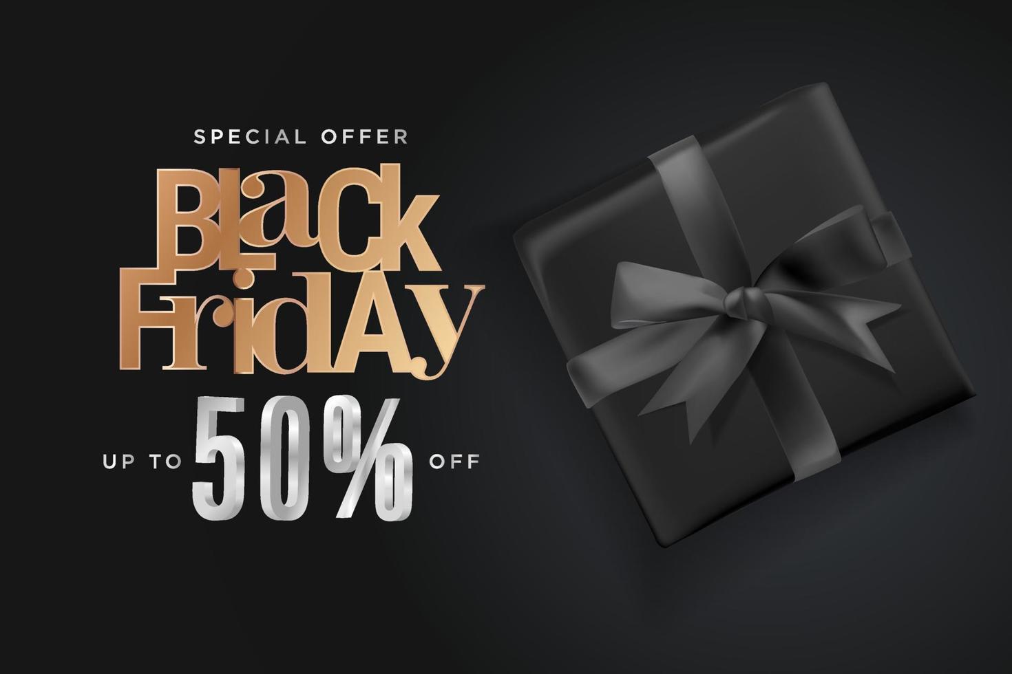 Black Friday Sale Banner vector