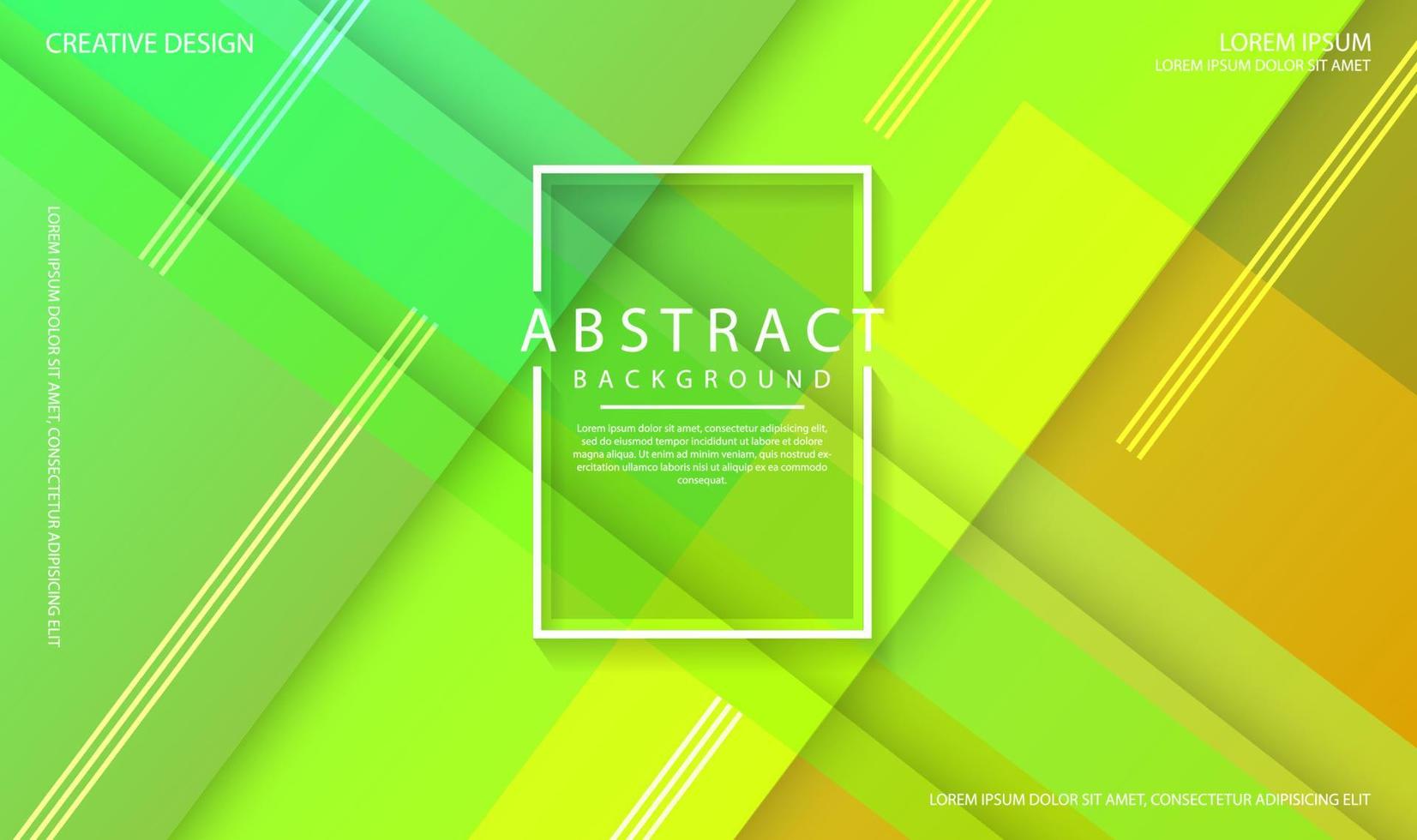 Abstract 3D geometric background overlap layer on bright space with green cut shapes effect decoration. Modern template element future style for flyer, banner, cover, brochure, or landing page vector